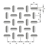 Chapa repuxadas Gotas C Chapa repuxadas Gotas C