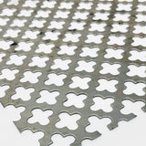 Chapa Perfurada Trevo Decorativa 561 Muestra chapa perforada trébol modelo 561
