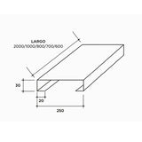 Piso metálico Furos Abocardados R15 Formato de medidas de suelos metálicos