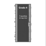 Porta de Segurança Cearco Grau 4 Omega Gaudí 5 pontos Esquema de Grado 4 de Puerta Acorazada
