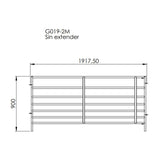 Cancillas para ovejas extensible altura 900 mm 7
