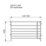 Cancillas para ovejas extensible altura 900 mm 5