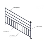 Cancilla para ovejas con paso para 12 corderos