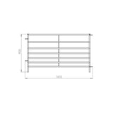Cancillas para ovejas 1500x900 mm medidas