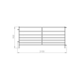 Cancillas para ovejas 1200x900 mm medidas