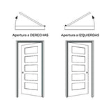 Estructura de apertura de puerta acorazada