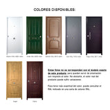 Colores disponibles ejemplo de puertas Cearco