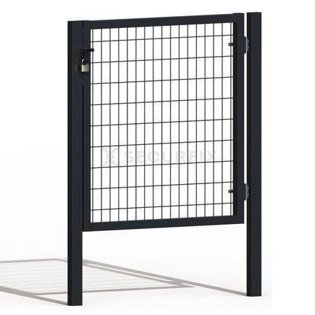 Portão de Vedação Cinza Premium